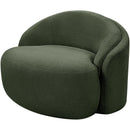 Meridian Caspian Green Chenille Fabric Upholstered Chair IMAGE 7