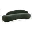  Meridian Caspian 101" Green Chenille Fabric Upholstered Sofa IMAGE 20