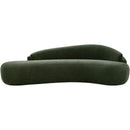  Meridian Caspian 101" Green Chenille Fabric Upholstered Sofa IMAGE 6