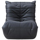  Meridian Relax Black Vegan Leather Upholstered Chair IMAGE 3