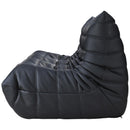  Meridian Relax 77.75" Black Vegan Leather Upholstered Sofa IMAGE 4