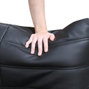  Meridian Relax 77.75" Black Vegan Leather Upholstered Sofa IMAGE 6