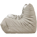  Meridian Relax 77.75" Cream Vegan Leather Upholstered Sofa IMAGE 4