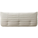  Meridian Relax 77.75" Cream Vegan Leather Upholstered Sofa IMAGE 5