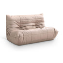  Meridian Relax 54.75" Tan Vegan Leather Upholstered Loveseat IMAGE 1