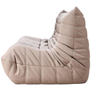  Meridian Relax 77.75" Tan Vegan Leather Upholstered Sofa IMAGE 4