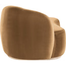  Meridian Gustavo Saddle Velvet Upholstered Chaise IMAGE 3