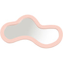  Meridian Oblique Pink Iron Frame Mirror IMAGE 3