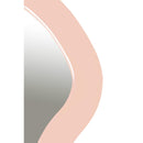  Meridian Oblique Pink Iron Frame Mirror IMAGE 6