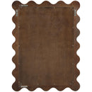  Meridian Vassa Brown Burl Veneer Mirror IMAGE 5