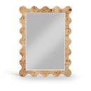  Meridian Vassa Natural Burl Veneer Mirror IMAGE 1