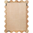  Meridian Vassa Natural Burl Veneer Mirror IMAGE 5