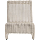  Meridian Antigua Cream Wicker Outdoor Patio Rocking Chair IMAGE 3