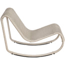  Meridian Antigua Cream Wicker Outdoor Patio Rocking Chair IMAGE 4