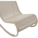  Meridian Antigua Cream Wicker Outdoor Patio Rocking Chair IMAGE 8