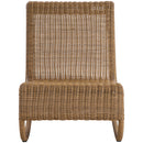  Meridian Antigua Natural Wicker Outdoor Patio Rocking Chair IMAGE 3