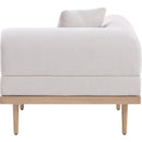  Meridian Laguna Beige Resilient Water Resistant Fabric Upholstered Outdoor Patio Modular Corner Chair IMAGE 4