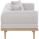  Meridian Laguna 71" Beige Resilient Water Resistant Fabric Upholstered 2 pc Outdoor Patio Modular Loveseat IMAGE 3