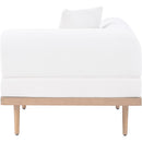  Meridian Laguna Cream Resilient Water Resistant Fabric Upholstered Outdoor Patio Modular Corner Chair IMAGE 4