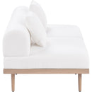  Meridian Laguna 71" Cream Resilient Water Resistant Fabric Upholstered 2 pc Outdoor Patio Modular Loveseat IMAGE 3