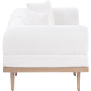  Meridian Laguna 71" Cream Resilient Water Resistant Fabric Upholstered 2 pc Outdoor Patio Modular Loveseat IMAGE 3