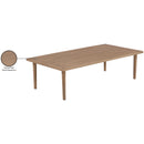  Meridian Laguna Natural Aluminum Outdoor Patio Coffee Table IMAGE 8
