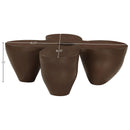  Meridian Fiore Brown Concrete Indoor/Outdoor Coffee Table IMAGE 8