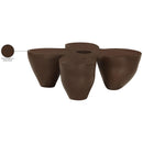  Meridian Fiore Brown Concrete Indoor/Outdoor Coffee Table IMAGE 9
