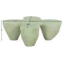  Meridian Fiore Green Concrete Indoor/Outdoor Coffee Table IMAGE 8