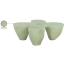  Meridian Fiore Green Concrete Indoor/Outdoor Coffee Table IMAGE 9