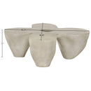  Meridian Fiore Beige Concrete Indoor/Outdoor Coffee Table IMAGE 8