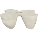  Meridian Fiore Taupe Concrete Indoor/Outdoor Coffee Table IMAGE 5