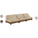  Meridian Turin 120" Beige Fabric Upholstered 3 pc Modular Sofa IMAGE 7