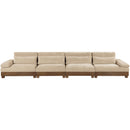  Meridian Turin 175.5" Beige Fabric Upholstered 4 pc Modular Sofa IMAGE 2