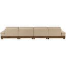  Meridian Turin 175.5" Beige Fabric Upholstered 4 pc Modular Sofa IMAGE 4