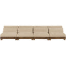  Meridian Turin 160" Beige Fabric Upholstered 4 pc Modular Sofa IMAGE 2