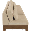  Meridian Turin 160" Beige Fabric Upholstered 4 pc Modular Sofa IMAGE 4