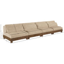  Meridian Turin 160" Beige Fabric Upholstered 4 pc Modular Sofa IMAGE 6