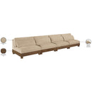  Meridian Turin 160" Beige Fabric Upholstered 4 pc Modular Sofa IMAGE 7