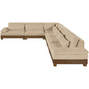  Meridian Turin 167.75" Beige Fabric Upholstered 6 pc Modular Sectional IMAGE 2