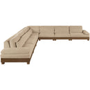  Meridian Turin 167.75" Beige Fabric Upholstered 7 pc Modular Sectional IMAGE 4