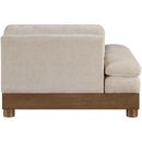  Meridian Turin Taupe Fabric Upholstered Modular Left Arm Chair IMAGE 5