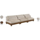  Meridian Turin 120" Taupe Fabric Upholstered 3 pc Modular Sofa IMAGE 7