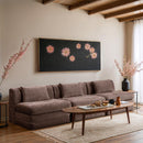  Meridian Stellar 114" Brown Chenille Fabric Upholstered 3 pc Modular Sofa IMAGE 2