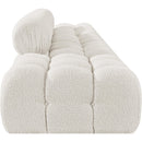  Meridian Ames 170" Cream Boucle Fabric Upholstered 5 pc Modular Sofa IMAGE 5