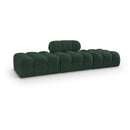  Meridian Ames 102" Green Boucle Fabric Upholstered 3 pc Modular Sofa IMAGE 1