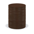  Meridian Nobi Brown Concrete Indoor/Outdoor End Table IMAGE 1