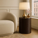  Meridian Nobi Brown Concrete Indoor/Outdoor End Table IMAGE 2