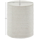  Meridian Nobi Terrazzo Concrete Indoor/Outdoor End Table IMAGE 6