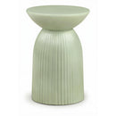  Meridian Opani Green Concrete Indoor/Outdoor End Table IMAGE 1